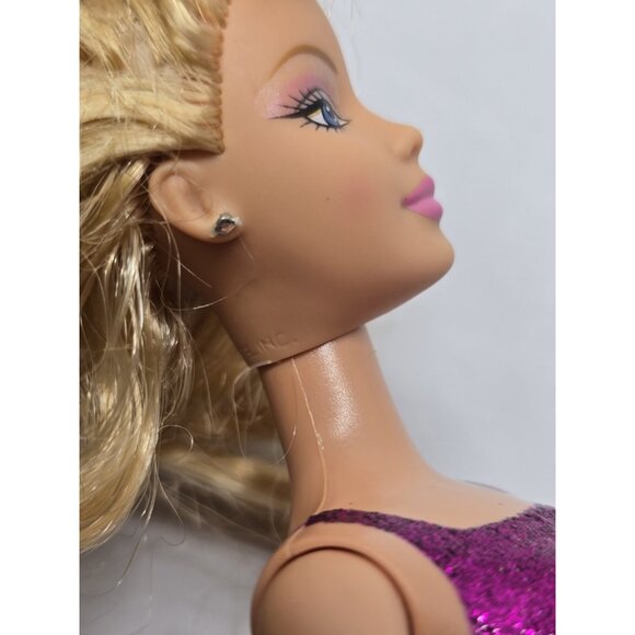 Barbie Fashion Fever Doll H0644 J1380 Blonde Hair Metallic Pink Top 2006- FLAWED - Picture 5 of 16